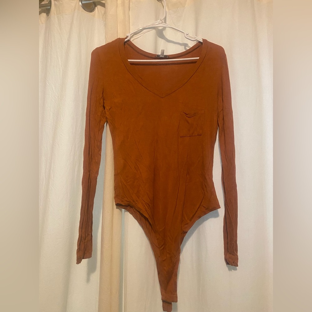 Burnt orange bodysuit
